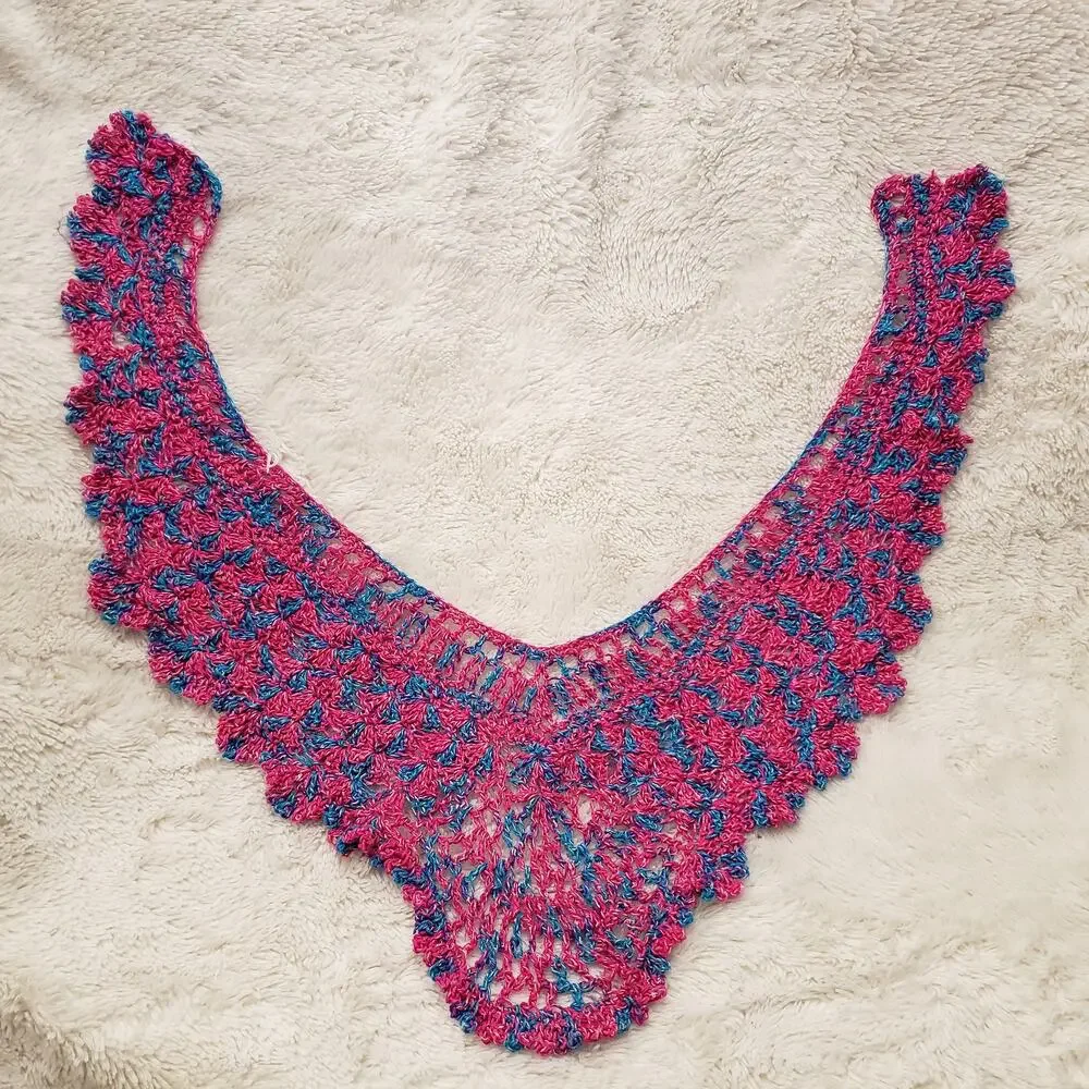 Handcrafted Crochet Fan Shawlette